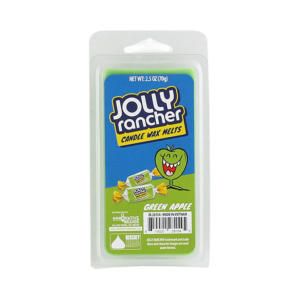 Jolly Rancher Green Apple Scented Soy Wax Melt, 2.5oz Front Packaging View