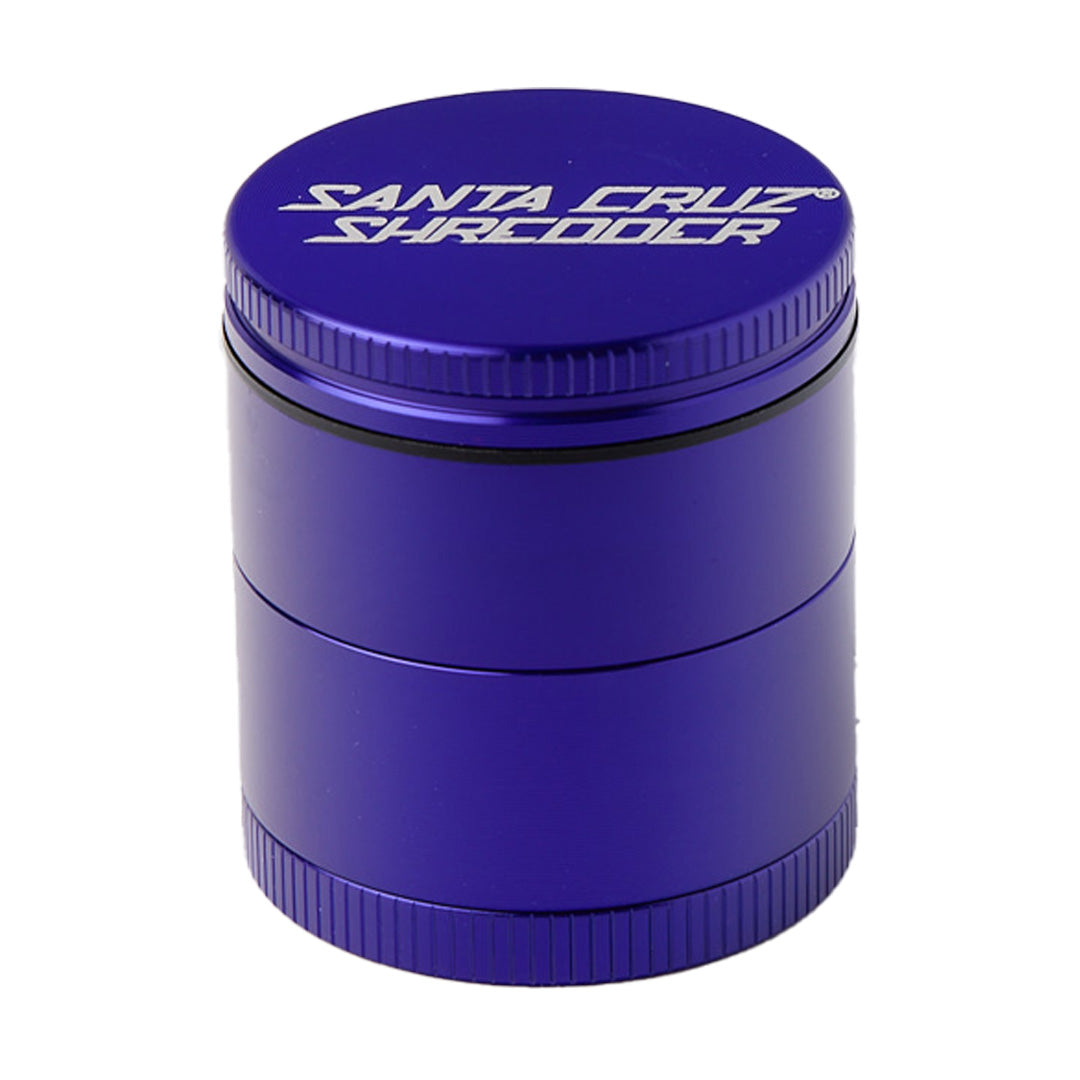 Santa Cruz Shredder Medium 4-Piece Grinder in Purple, Portable Aluminum Herb Grinder