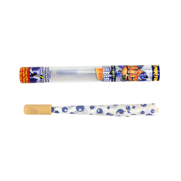 Juicy Jays Pre-Rolled Hemp Cones in Blueberry Flavor - Front View