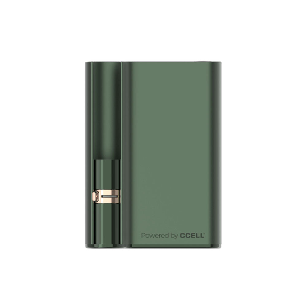Jupiter CCell Palm Pro 510 Cartridge Battery in Forest Green, 500mAh, front view on white background