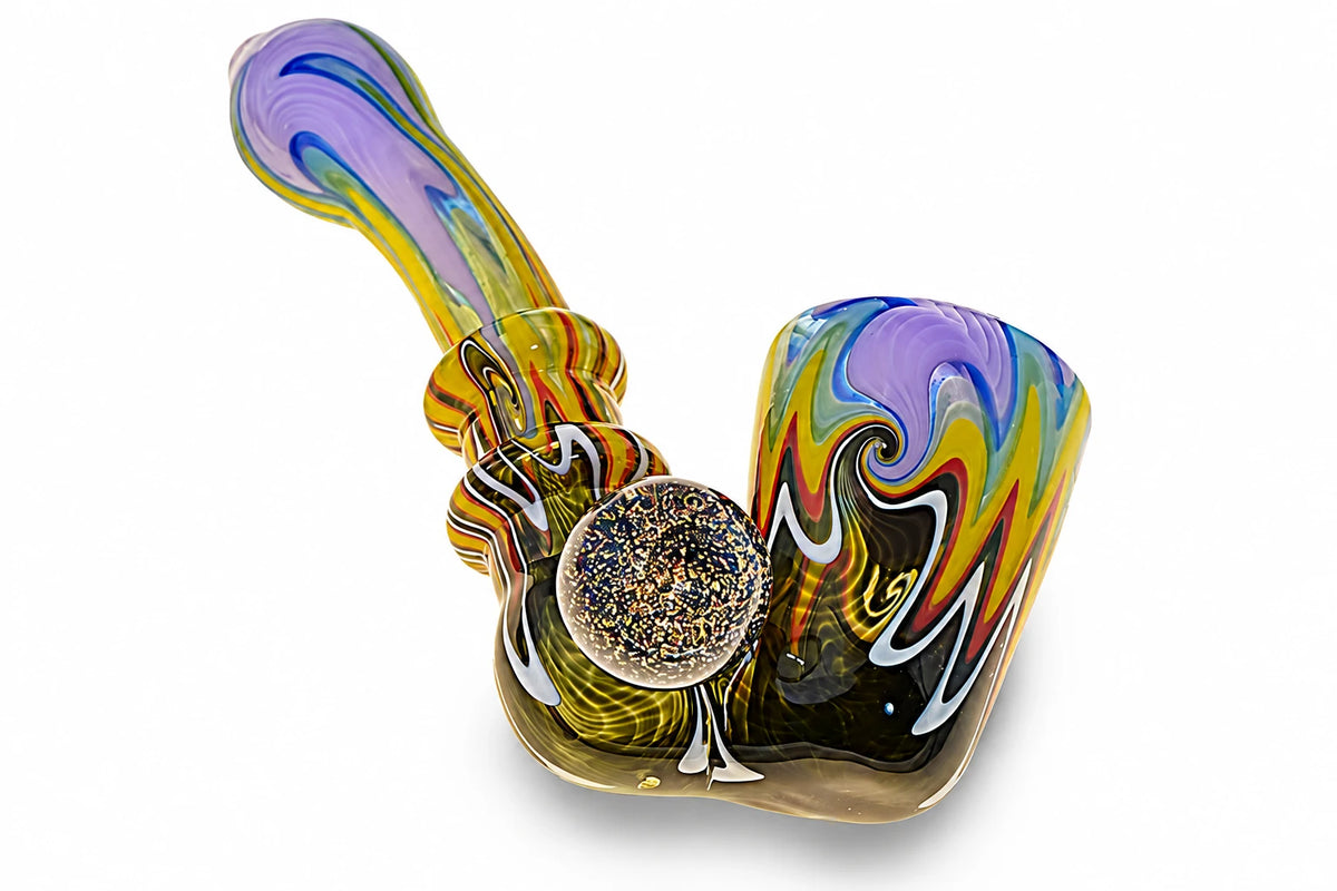Sherlock Dichro Marbal Glass Pipe