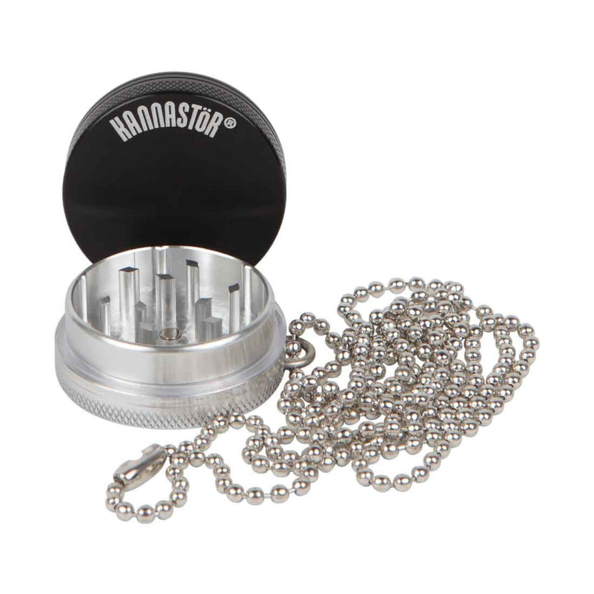 Kannastör 2pc Pendant Grinder with Chain - Aluminum Compact Design