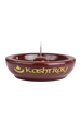 Kashtray Original Cleaning Spike Ashtray in Red, Ceramic with Rubber Base, 4.5" - Top View