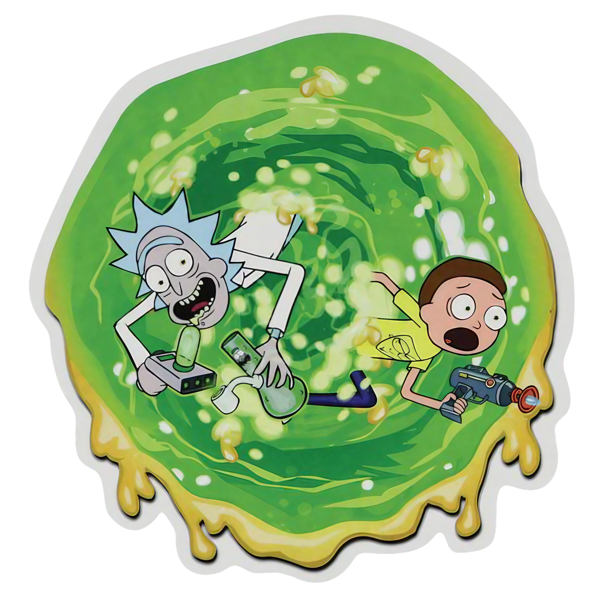 Kill Your Culture's Rich & Shorty Dab Portal Decal - Home Goods