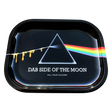 Kill Your Culture metal rolling tray with Dab Side Of The Moon design, compact 7" x 5.5" size