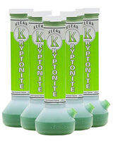 5-pack Klear Kryptonite Cleaner bottles in a front view on a white background, ideal for cleaning supplies.