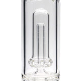 Close-up of LA Pipes Beaker Bong with Showerhead Perc, Clear Borosilicate Glass, 45 Degree Joint