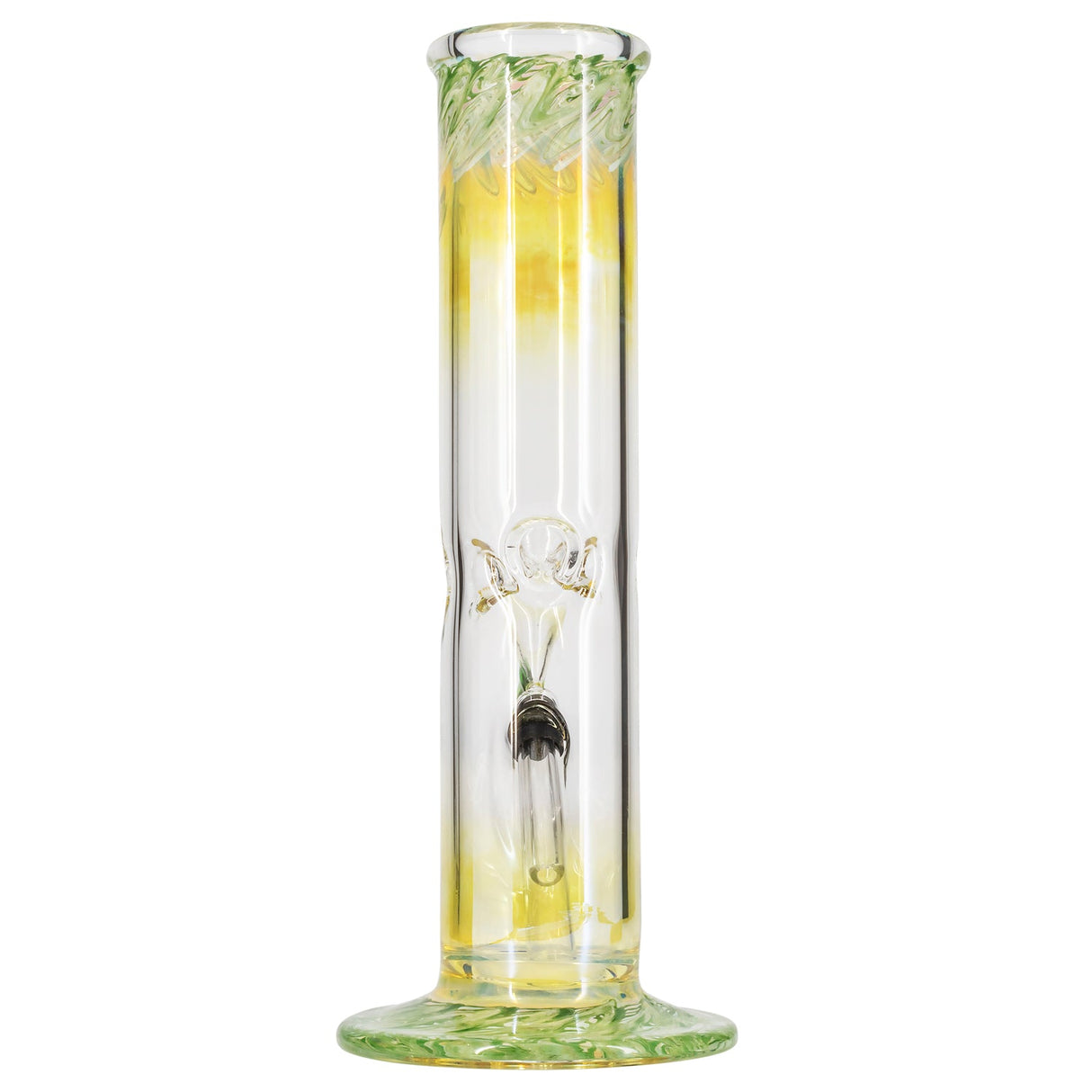 LA Pipes "The Chong-Bong" Classic Straight Bong Front View on White Background