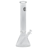 LA Pipes "Thicc Boy" 9mm Thick Beaker Bong, 16" Tall, Borosilicate Glass, Front View