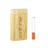 Pulsar Straight Wood Dugout, 4" Size with One-Hitter, Portable Design, Front View
