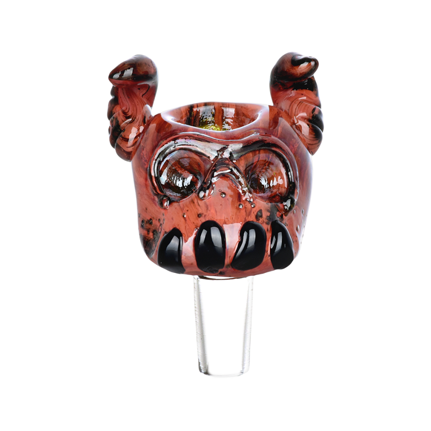 Lava Flow Devil Skull Herb Slide | 14mm M