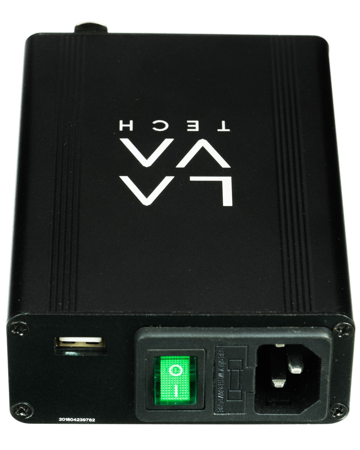 LavaTech Classic Black E-Nail Kit front view with plug-in power for concentrates