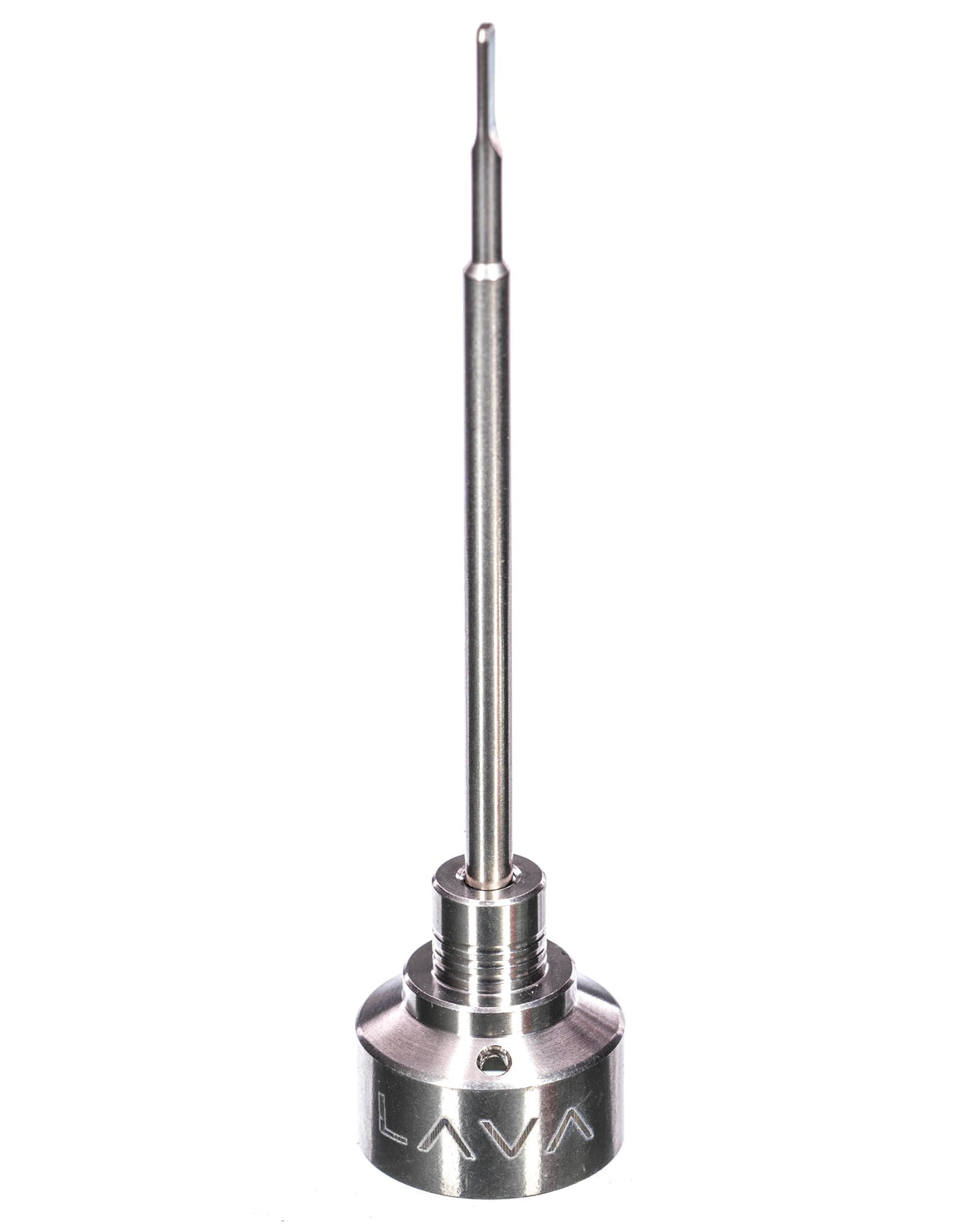 LavaTech "Classic" E-Nail Kit in black, titanium, front view on white background, for concentrates