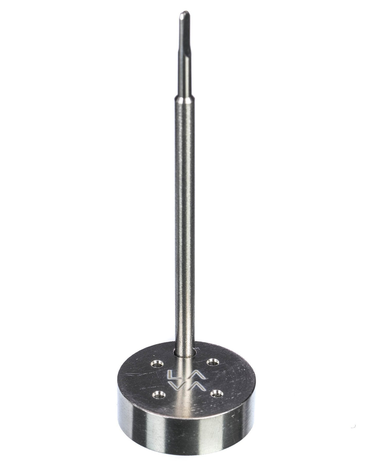 LavaTech "Elements" Mini E-Nail Kit in black, front view, designed for concentrates with titanium nail