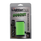 LighterPick Waterproof Smoking Dugout in Green - Compact and Portable Design