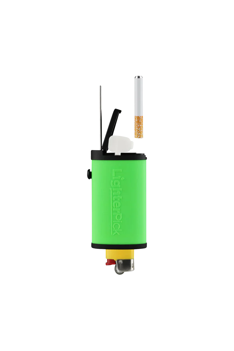 LighterPick All-In-One Waterproof Dugout for Dry Herbs, 3.5" Portable Design - Front View