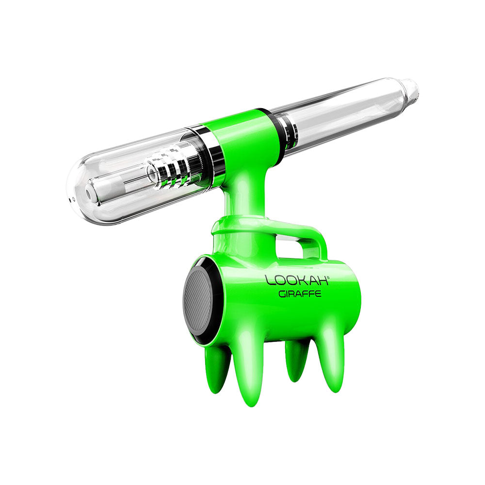 Lookah Giraffe Nectar Collector in green, 650mAh, ergonomic design with clear mouthpiece
