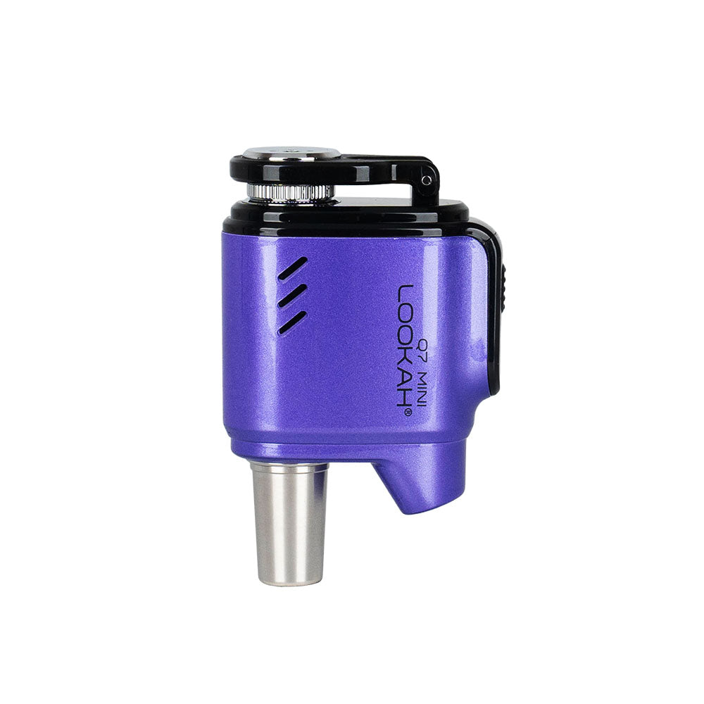 Lookah Q7 Mini in Purple - Portable 950mAh Concentrate Enail with Quartz Coil - Front View