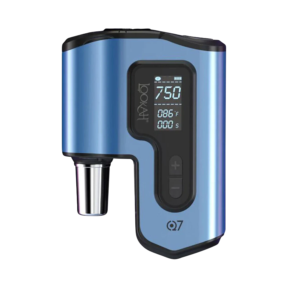 Lookah Q7 blue portable mini enail dab kit with digital display for concentrates