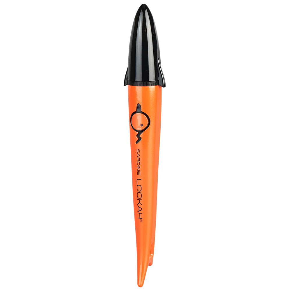 Lookah Sardine Hot Knife Electric Dab Tool in Orange, 240mAh Battery, Front View