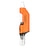 Lookah Seahorse PRO Plus Electric Dab Pen in Orange, 650mAh Quartz Coil, Front View on White