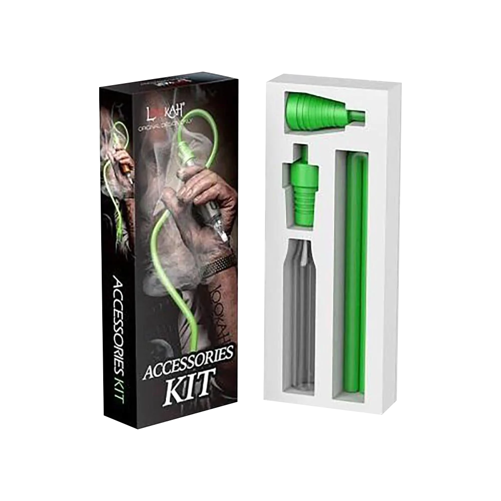 Lookah Seahorse PRO adapter kit for bongs with 18mm to 14mm joint size, front view packaging