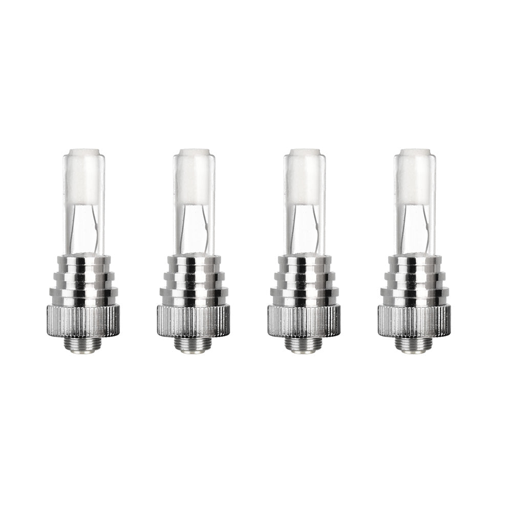 Lookah Seahorse Quartz Coils 4-Pack, See-Through Design for Hookahs, Front View