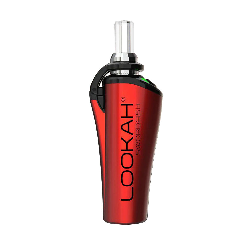 Lookah Swordfish Concentrate Vape Pen in Red, 950mAh, 4.5" Portable Design, Front View