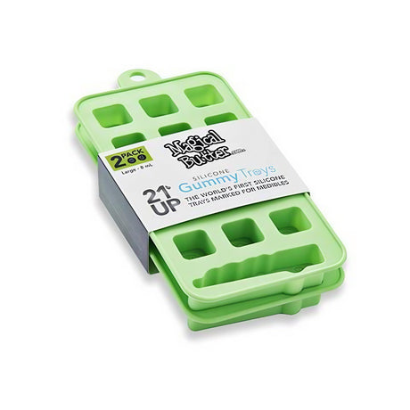 Magical Butter 21UP 2mL Silicone Gummy Trays 2-Pack, easy-release for DIY edibles