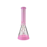 MAV Glass 12" Pink Full Color Beaker Bong with 5mm Thickness and 18mm to 14mm Joint