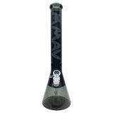 MAV Glass 18" Black Color Float Beaker Bong with 50mm Diameter and 5mm Thickness