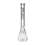 MAV Glass 18" Purple Beaker Bong with Heavy Wall Thickness Front View