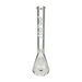 MAV Glass 18" Beaker Bong with 9mm Thick Glass, Front View on White Background