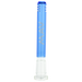 MAV Glass 4" Ink Blue Downstem 18mm to 14mm for Beaker Bongs, Front View