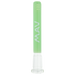 MAV Glass 4" Seafoam Color Downstem 18mm to 14mm for Beaker Bongs, Front View on White Background