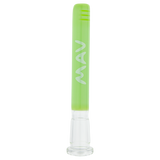 MAV Glass 5" Slime Color Downstem 18mm to 14mm for Bongs, Front View on White Background