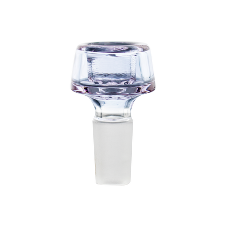 MAV Glass 7 Hole Pro Bowl in Purple, 14mm joint size, front view on white background