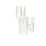 MAV Glass Inline Recycling Ash Catcher 14mm/90°, clear glass, front view on white background