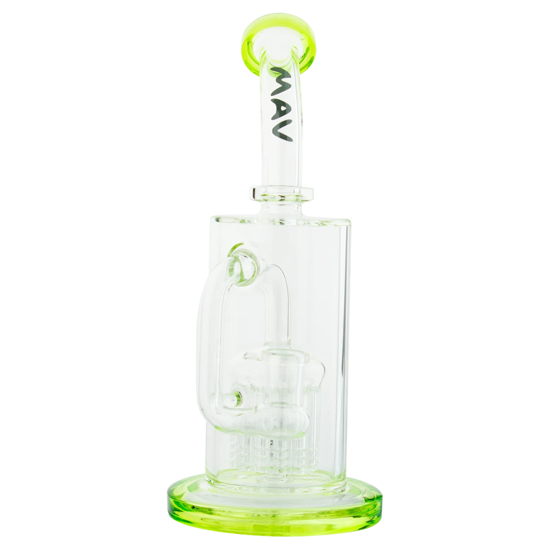 MAV Glass - 12 Arms Sycamore Tree Perc Bong with Beaker Base and Glass on Glass Joint
