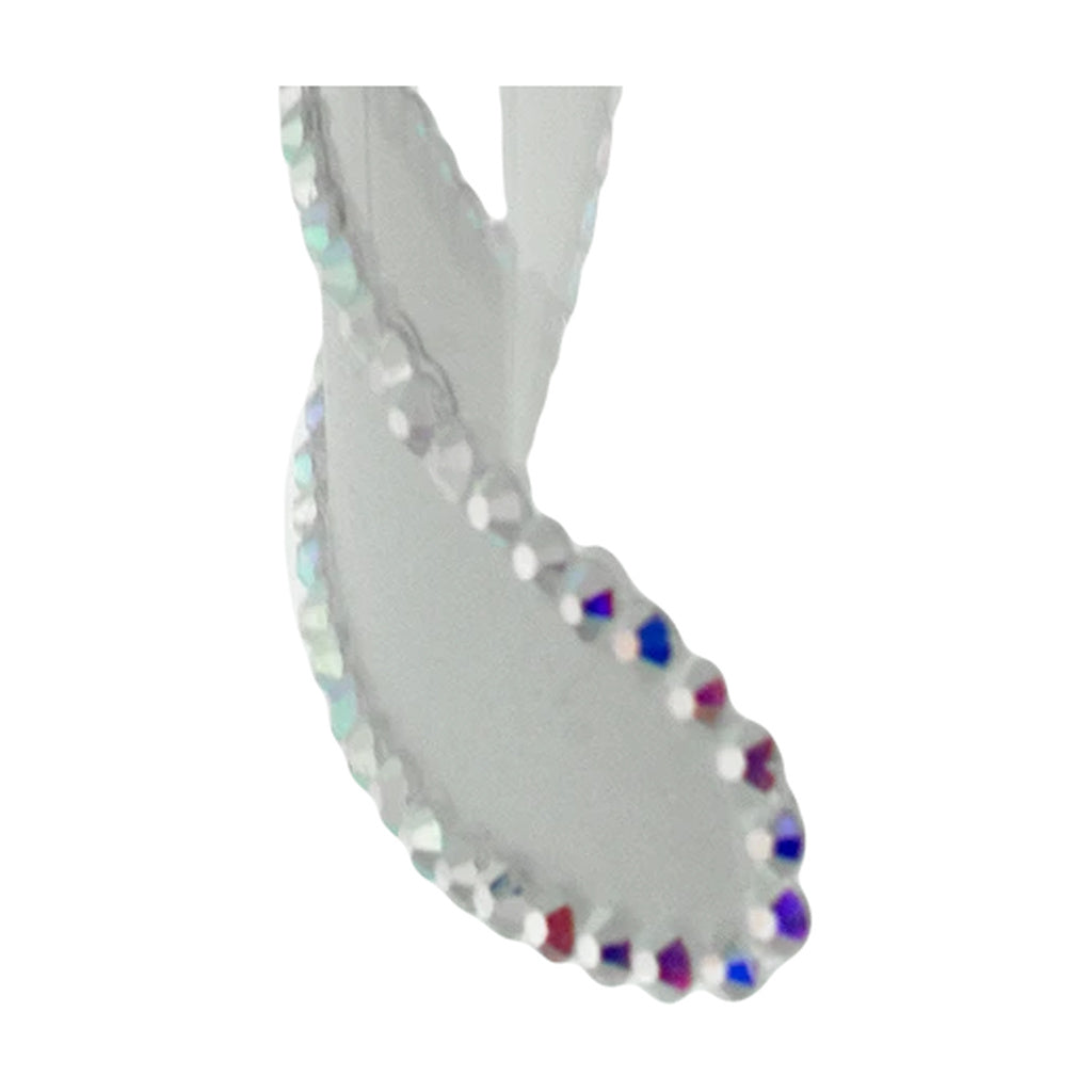 Close-up of MAV Glass Beaker Bong with Blunt Bhaddie X Mav Collab design