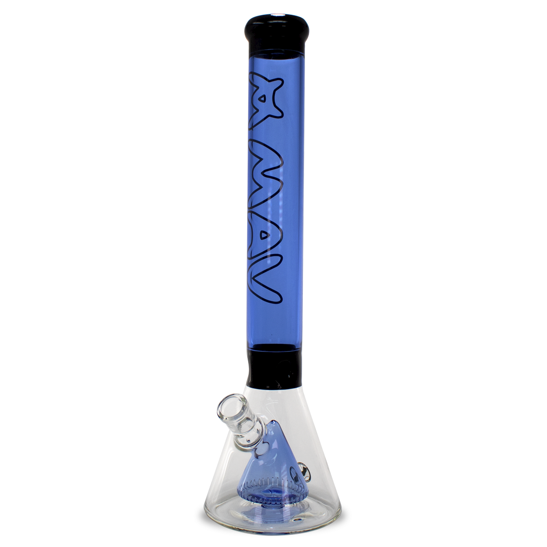 Maverick Glass Pyramid Beaker Blue
