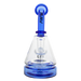 MAV Glass Maverick Ink Blue Pyramid Dab Rig with Glass on Glass Joint and Beaker Design