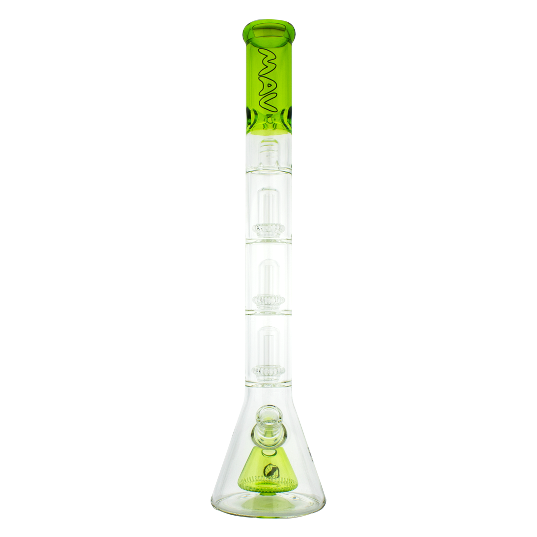 MAV Glass - Pyramid to UFO Beaker Bong with 18-19mm Joint and Banger Hanger Design