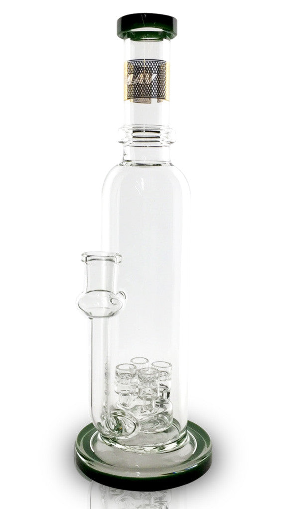 Maverick Glass - Quad Inverted Jet Perc Bong 13''