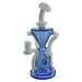 MAV Glass - The Humboldt Dab Rig in Blue & White with Vortex Percolator - Front View