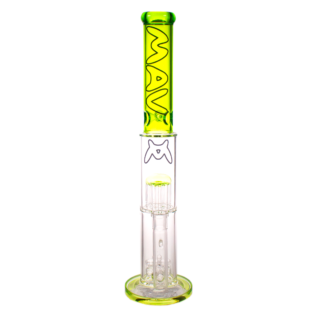 MAV Glass Maverick - The Palomar Bong in Assorted Colors with 19" Height and 18-19mm Joint