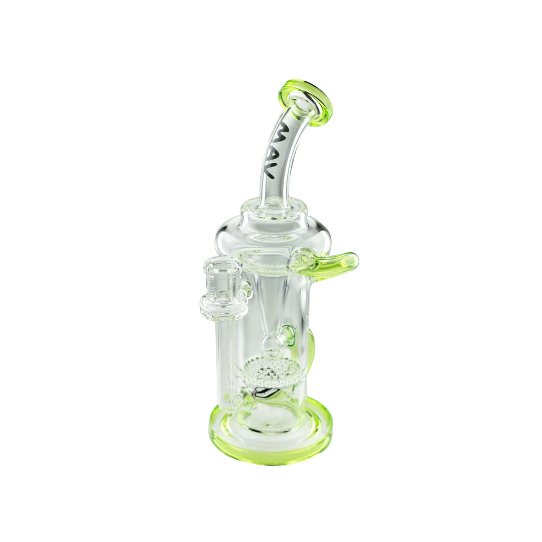 MAV Glass - The Sonoma Recycler Bong with Vortex Percolator and Glass on Glass Joint
