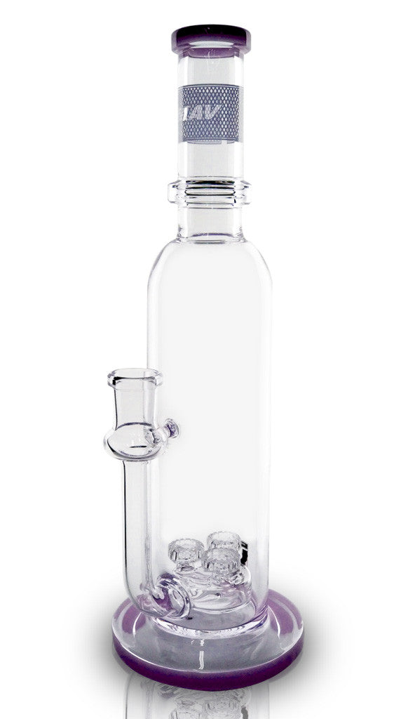 Maverick Glass - Triple Gear Perc Bong 12''