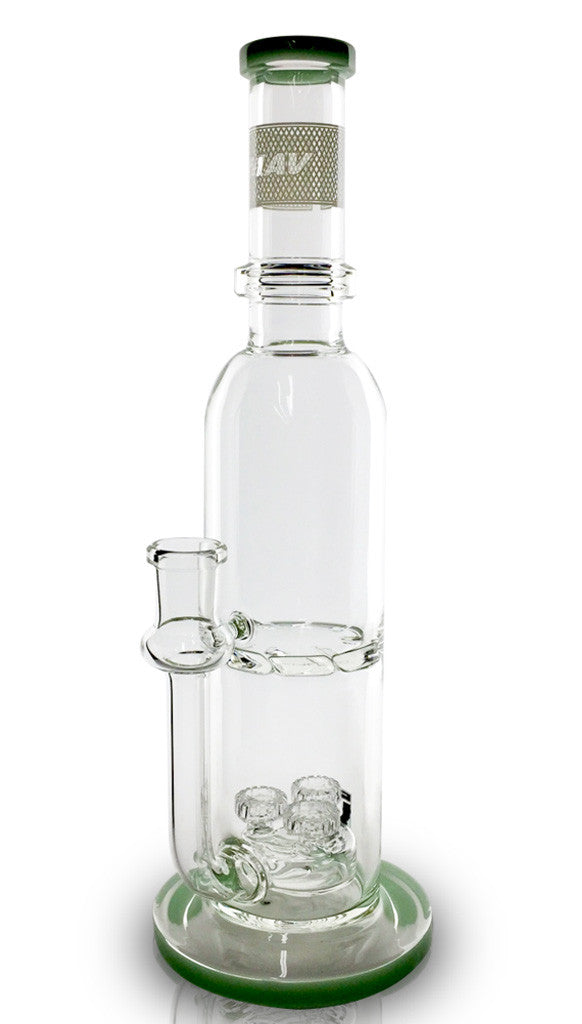 Maverick Glass - Triple Gear Perc w/ Turbine Disc Bong 13''