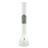 MAV Glass - Wig Wag Beaker Bong in White, 18" Tall, 50mm Diameter, Front View on White Background